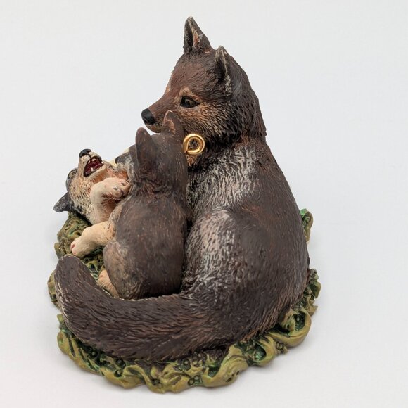 Hallmark Keepsake Timber Wolves at Play 1998 NEW, 2nd in Majestic Wilderness Ser - Picture 6 of 11